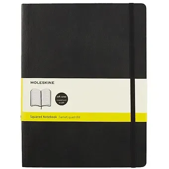 Книга для записей А5 120л "CLASSIC SOFT Large", интегр.перепл., черн, инд.уп., Moleskine