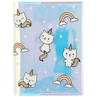 Записная книжка А7 78л кл. "Kittycorn" бензинов.ПВХ-обл.