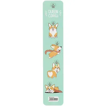 Закладка для книг пластиковая "Corgi queen"