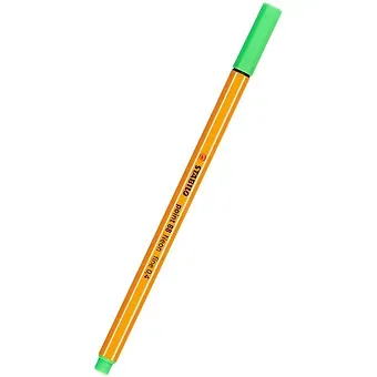 Ручка капиллярная Stabilo, Point, зеленая 0,4 мм