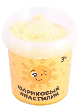 Шариковый пластилин модели "Puzzle Foam", желтый