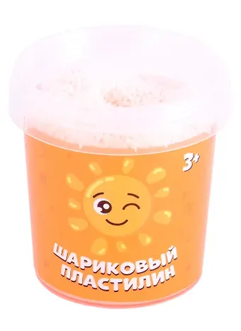 Шариковый пластилин модели "Puzzle Foam", оранжевый