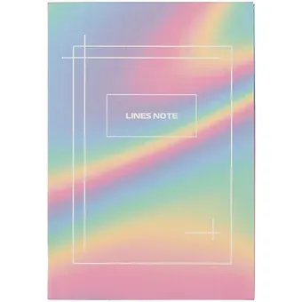 Записная книжка А6+ 64л лин. "Elements. 2" интегр.переплет, ламинация soft-touch