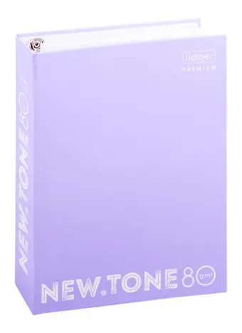 Тетрадь на кольцах в клетку Hatber, NEWtone Pastel, 80 листов, в ассортименте
