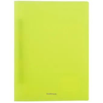 Папка-скоросшиватель "Neon" с пруж. мех., пластик, ассорти, Erich Krause