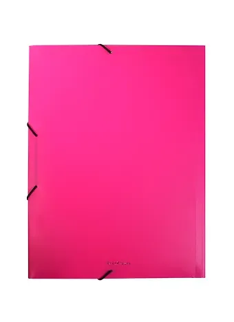 Папка на резинках А4 "Neon" 3 клапана, пластик, ассорти, Erich Krause