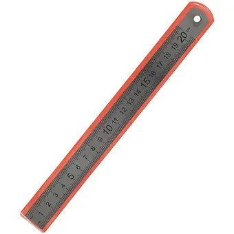 Линейка 20см металлическая, GoodMark