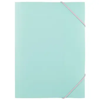 Папка на резинке А5 "Pastel" пластик 0.5мм, ассорти