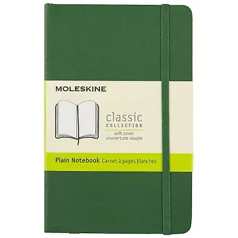 Записная книжка Moleskin Classic Pocket, мягкая обложка, зелёная, 96 листов, А6