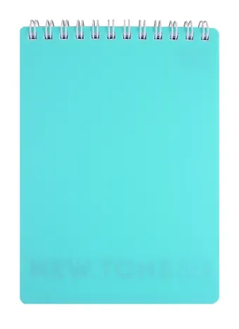 Блокнот А6 80л кл. "NEWtone PASTEL" пласт.обл., гребень, офсет 80г/м2, ассорти