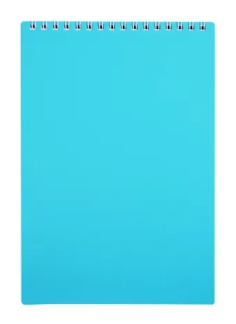 Блокнот А5 80л кл. "NEWtone PASTEL Незабудка" офсет 80г/м2, пласт.обл., гребень