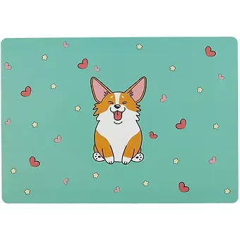 Покрытие на стол А4 "Corgiis life"
