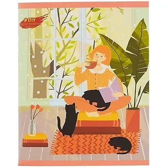 Тетрадь в клетку Listoff, "DIY Collection. Уют", 96 листов, в ассортименте