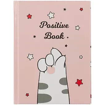 Записная книжка А6 64л кл. "Positive Book 4" 7БЦ, глянц.ламинация, диз.блок