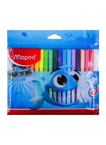 Фломастеры Maped, Ocean, 18 цветов