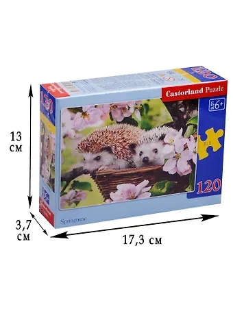 Пазл Castorland MIDI Ежики 120эл. В-13319