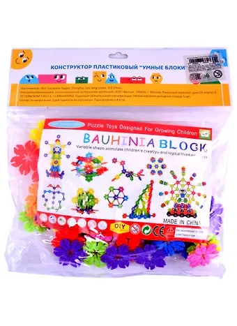 Конструктор пластиковый (300гр) (ТС-30) (пакет, хедер)