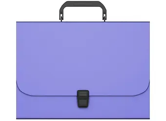 Портфель пластиковый "Matt Pastel" 372*252*42, фиолетовый, ErichKrause