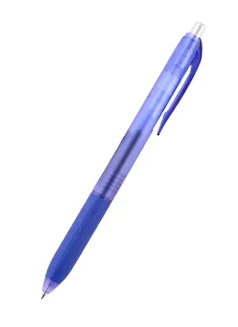 Ручка шариковая Crown, Quick Dry, автоматическая синяя 0,5 мм