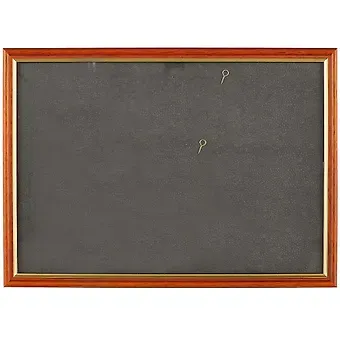 Рама 21*30 деревянная, цв. коричневый с золотом, со стеклом, Двуреченский