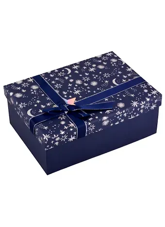 Коробка подарочная "Звездная ночь" 17*11*7,5см. картон