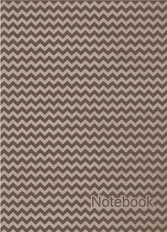 Записная книжка, Феникс+, А6 (98*135мм) 200л. Notebook Зигзаги тверд. обл. с порол. выбор.лак 42672