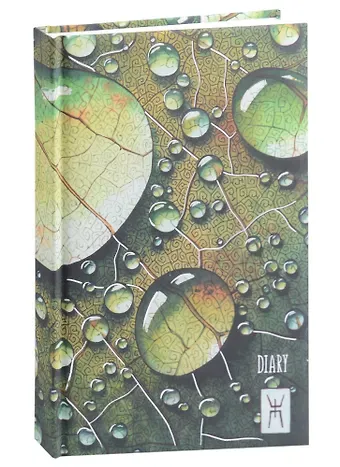 Ежедневник недат. А5 128л "Drops" 7БЦ, обл.поролон, лам.soft touch, тисн.сер.и зол.фольгой, офсет