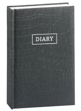 Ежедневник недат. А5 128л "Leather. Black" 7БЦ, обл.поролон, лам.soft touch, тисн.сер.и зол.фольгой, офсет