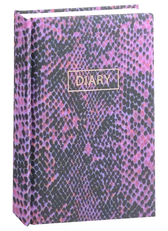 Ежедневник недат. А5 128л "Leather. Pink" 7БЦ, обл.поролон, лам.soft touch, тисн.сер.и зол.фольгой, офсет