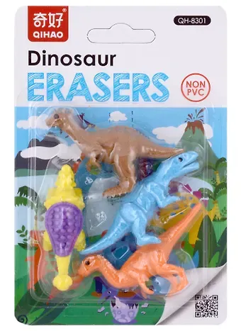 Набор Ластики пазлы Dinosaur (блистер)