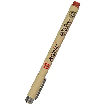 Ручка-кисточка капиллярная Pigma Brush Коричневый, Sakura