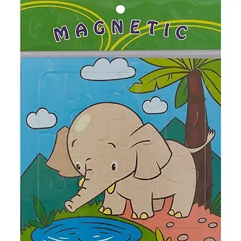 Пазлы магнитные, 19*17,5см, Слоненок