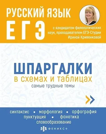 Ирина А. Кривенкова Русский язык. ЕГЭ. Шпаргалки в схемах и таблицах
