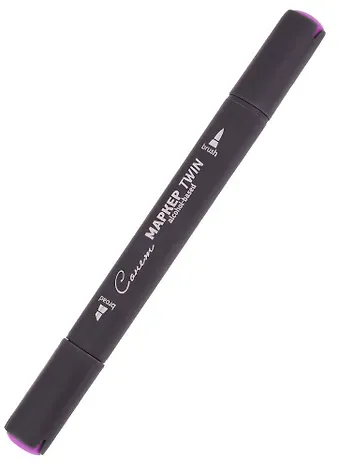 Маркер художественный "Сонет" Twin Brush вишневый, Сонет