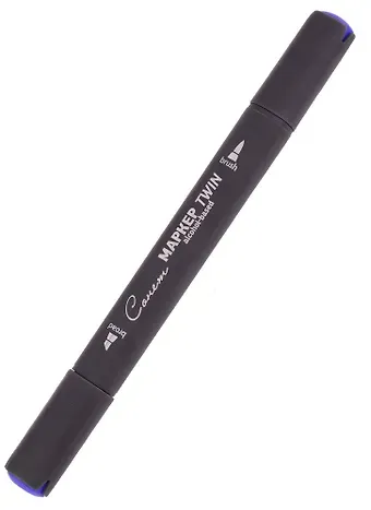Маркер художественный "Сонет" Twin Brush анютины глазки, Сонет