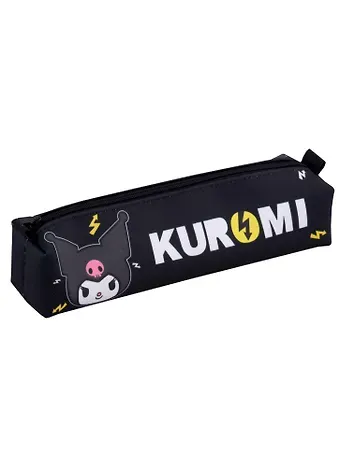 Пенал-косметичка объемный "Kuromi", черно-желтый