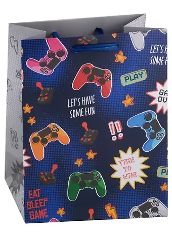 Пакет А5 23*18*10 "For gamer" нейтр., бум.мат.ламинат