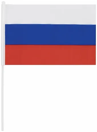 Флаг России ручной, полотно 30*45 см, подвес