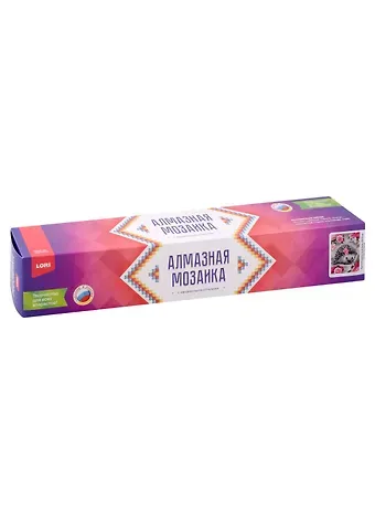 Набор для творчества. Алмазная мозаика "Цветочный ежик", 30х40 см
