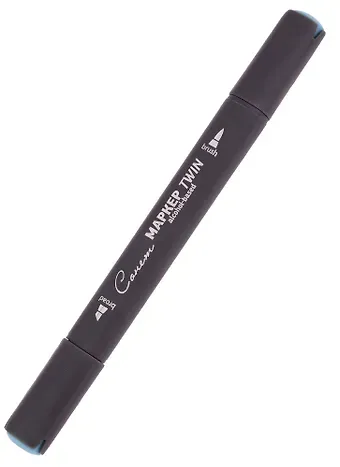 Маркер художественный "Сонет" Twin Brush синий дельфин, Сонет