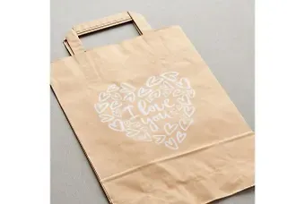 Пакет, Комплект-Подписные издания, White heart, крафт 33*22см