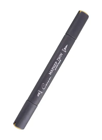 Маркер художественный "Сонет" Twin Brush канареечный жёлтый, Сонет