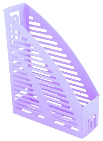 Лоток вертикальный "Office. Pastel", 75мм, пластик, фиолетовый, ErichKrause