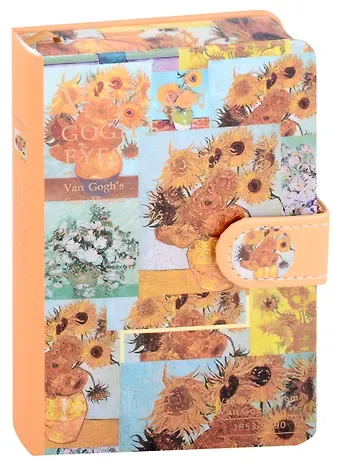 Записная книжка А6 96л "Van Gogh's" с магнитной застежкой