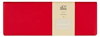 Планинг недат. 56л "Joy Book" очень красный, настольный, иск.кожа 7Б, скругл.углы, съемный тонир.блок, тисн.фольгой, евроспираль, офсет