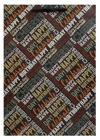 Пакет А3 46*33*10 "Cheers!" нейтр., бум.мат.ламинат