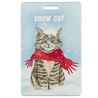 Чехол для карточек Snow cat (ДК2018-174)