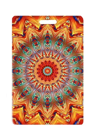 Сувенир, Чехол для карточек Мандала красная (ДК2017-090) 10х6,5х0,1см (блистер)