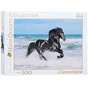 Пазл Clementoni 500 эл. Классика.30175 Вороной конь в море