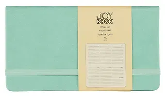 Планинг недат. 64л "Joy Book" ментоловый, карманный, иск.кожа 7Б, скругл.углы, тонир.блок, резинка, офсет, ляссе